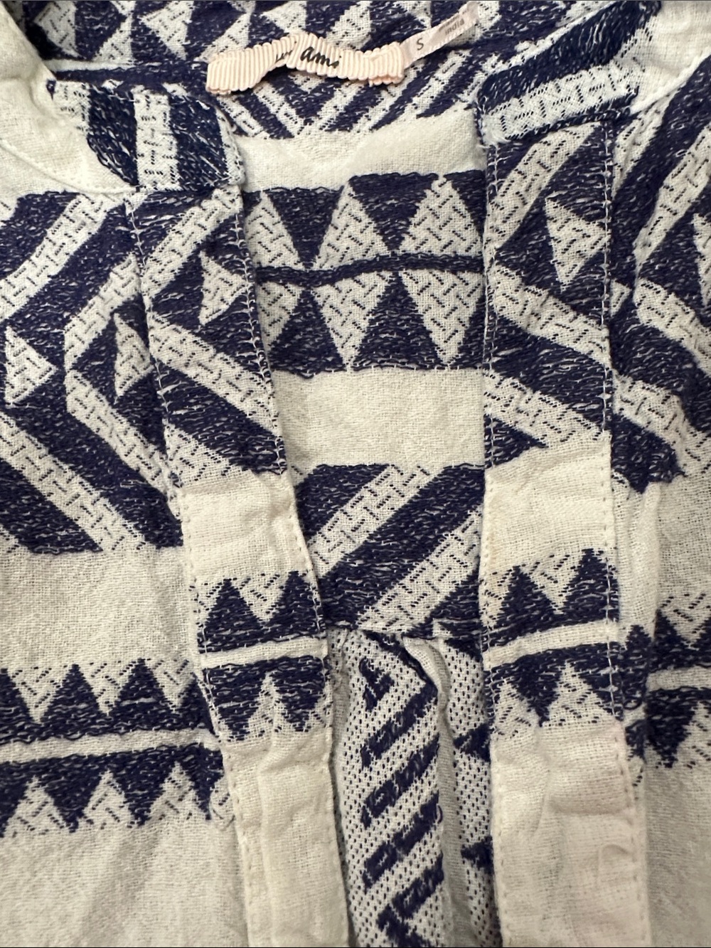 EUC miami 💯% Cotton Geo-Tiered Printed Mini Dress - Picture 2 of 4